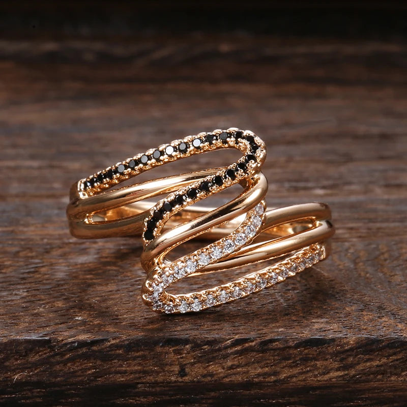 Major Flare Sophisticated Rose Gold Plated Ring - The Perfect Style and Quality Jewellery Major Flare Sophisticated Rose Gold Plated Ring - The Perfect Style and Quality Jewellery
